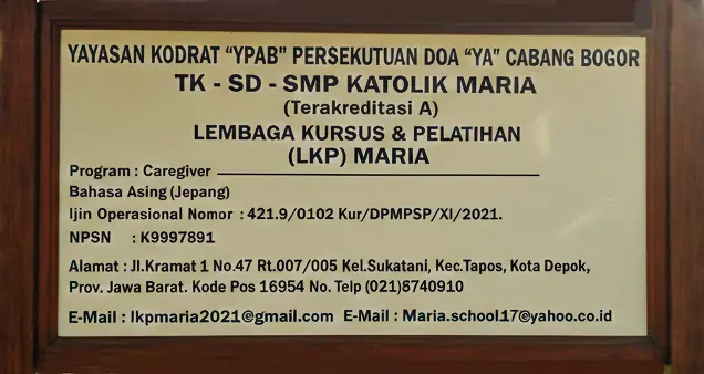 TK Maria Depok